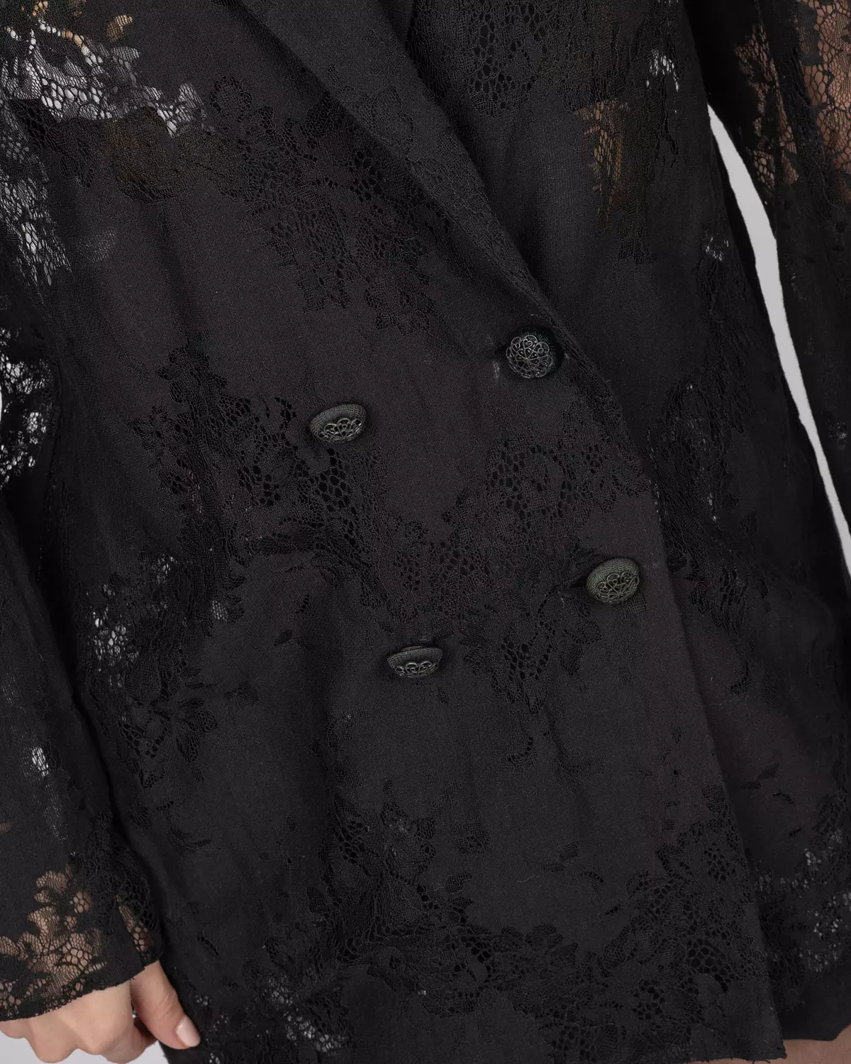 Black Lace Blazer 5