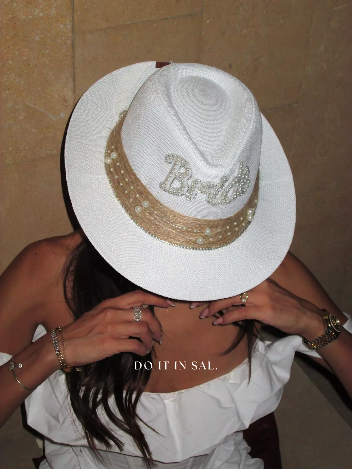 Ivory Bridal Hat image