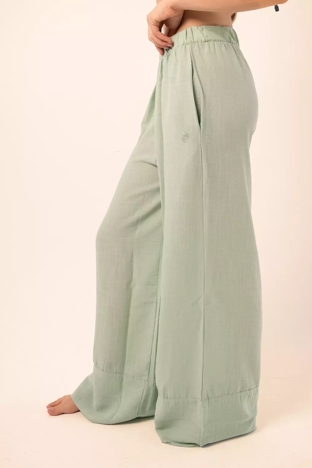 Wide-Leg Pants - Mint 5