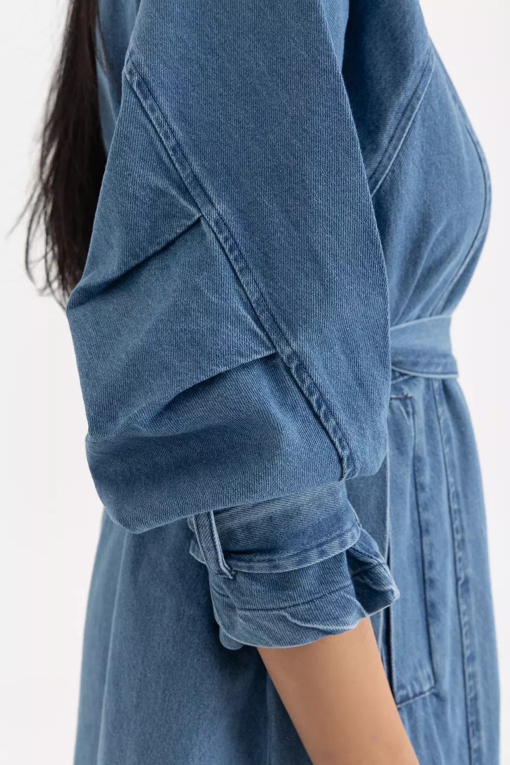 The Sophia Denim Trench Coat 14