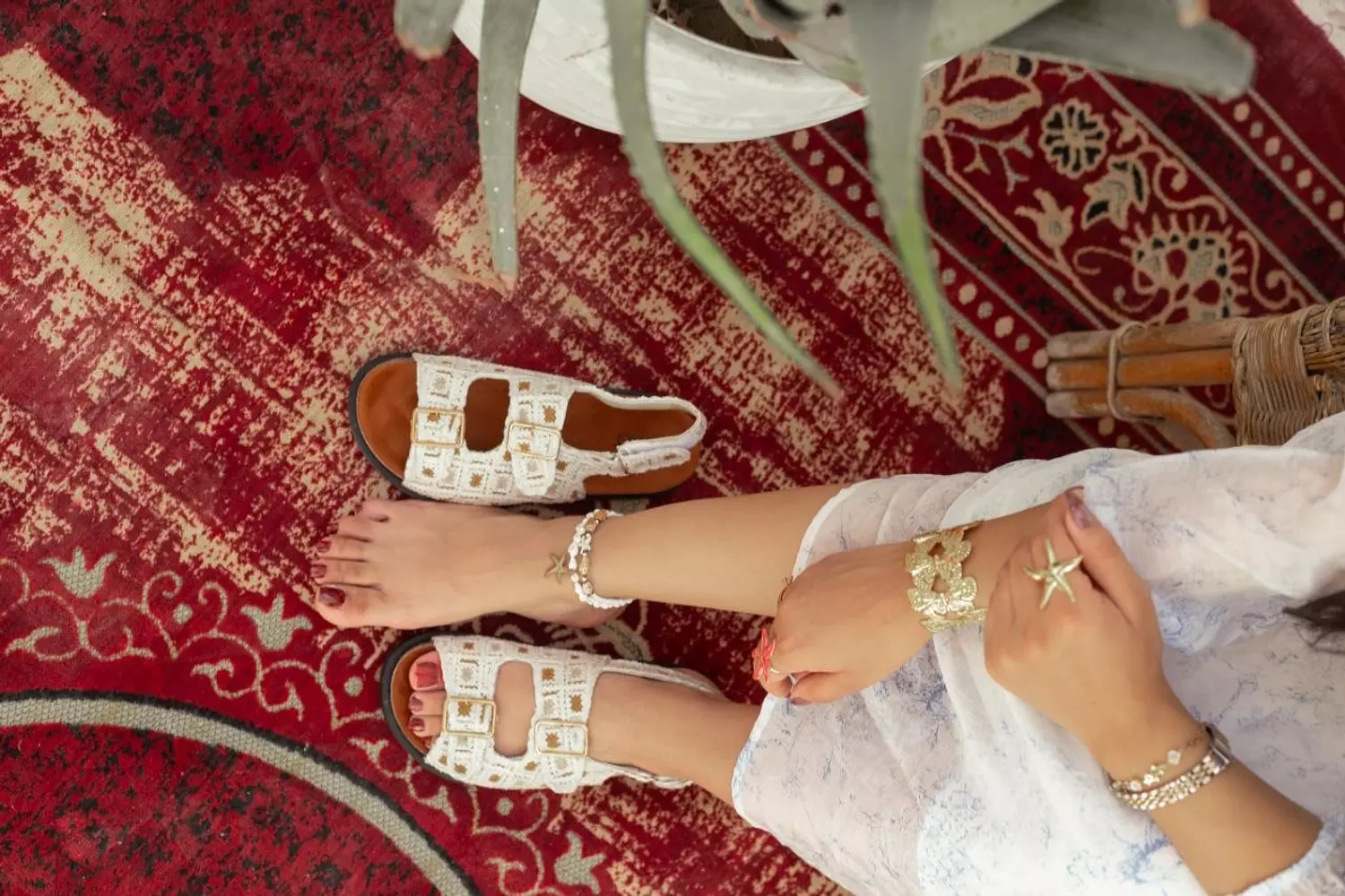 sandle crochet  hover image