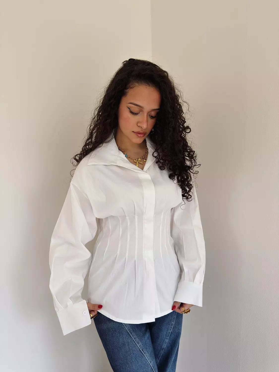 Corset shirt long  hover image