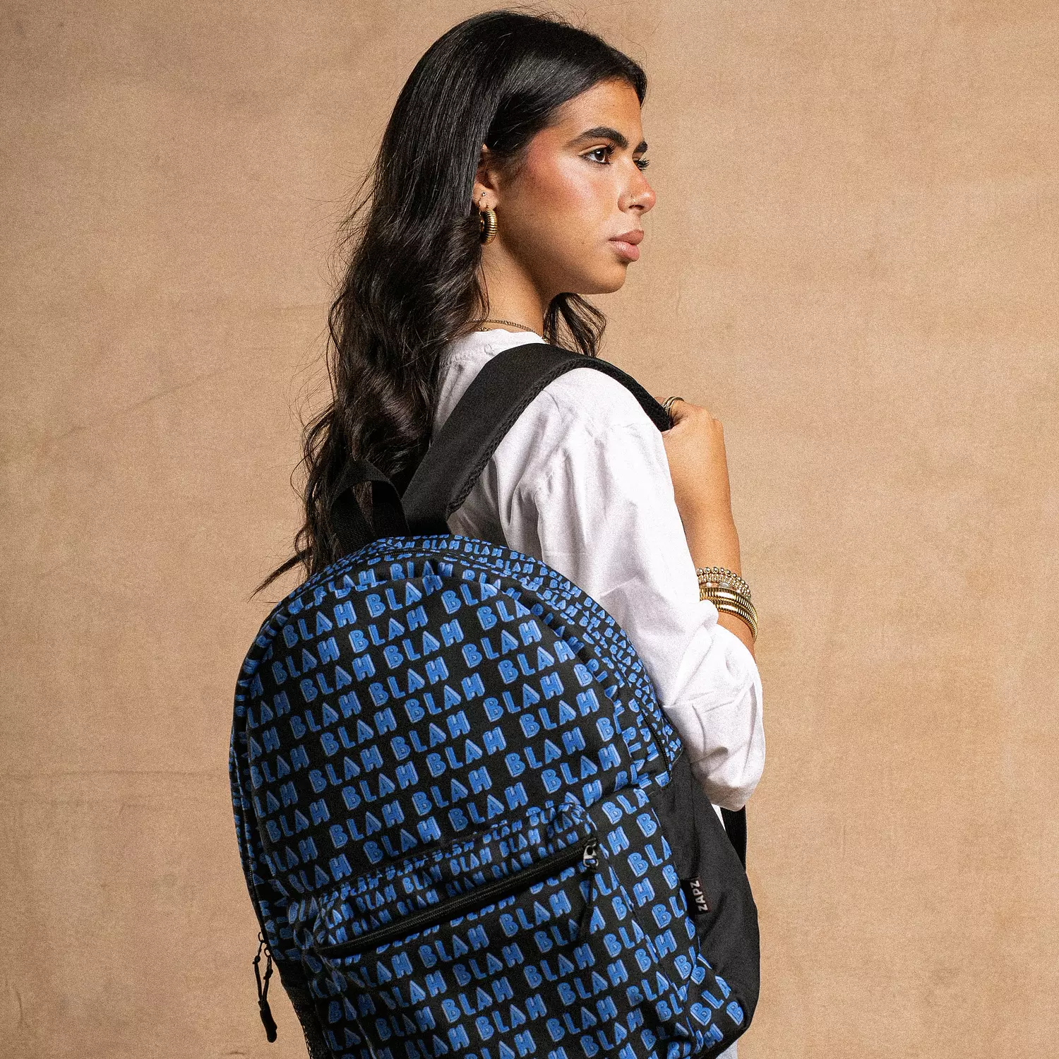 BLAH BLAH BLACK ‘N’ BLUE BACKPACK hover image