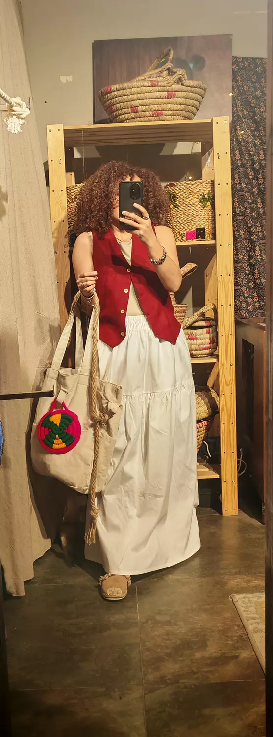 Linen sleeveless vest  2