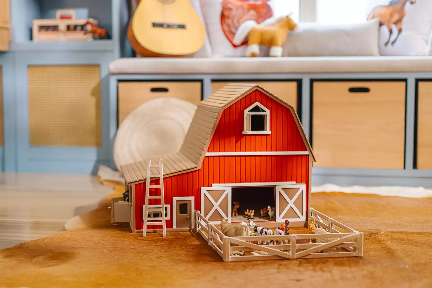 Wooden Animals Barn image