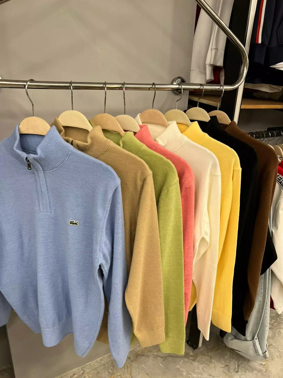 LACOSTE HALF ZIPPER PULLOVER 16
