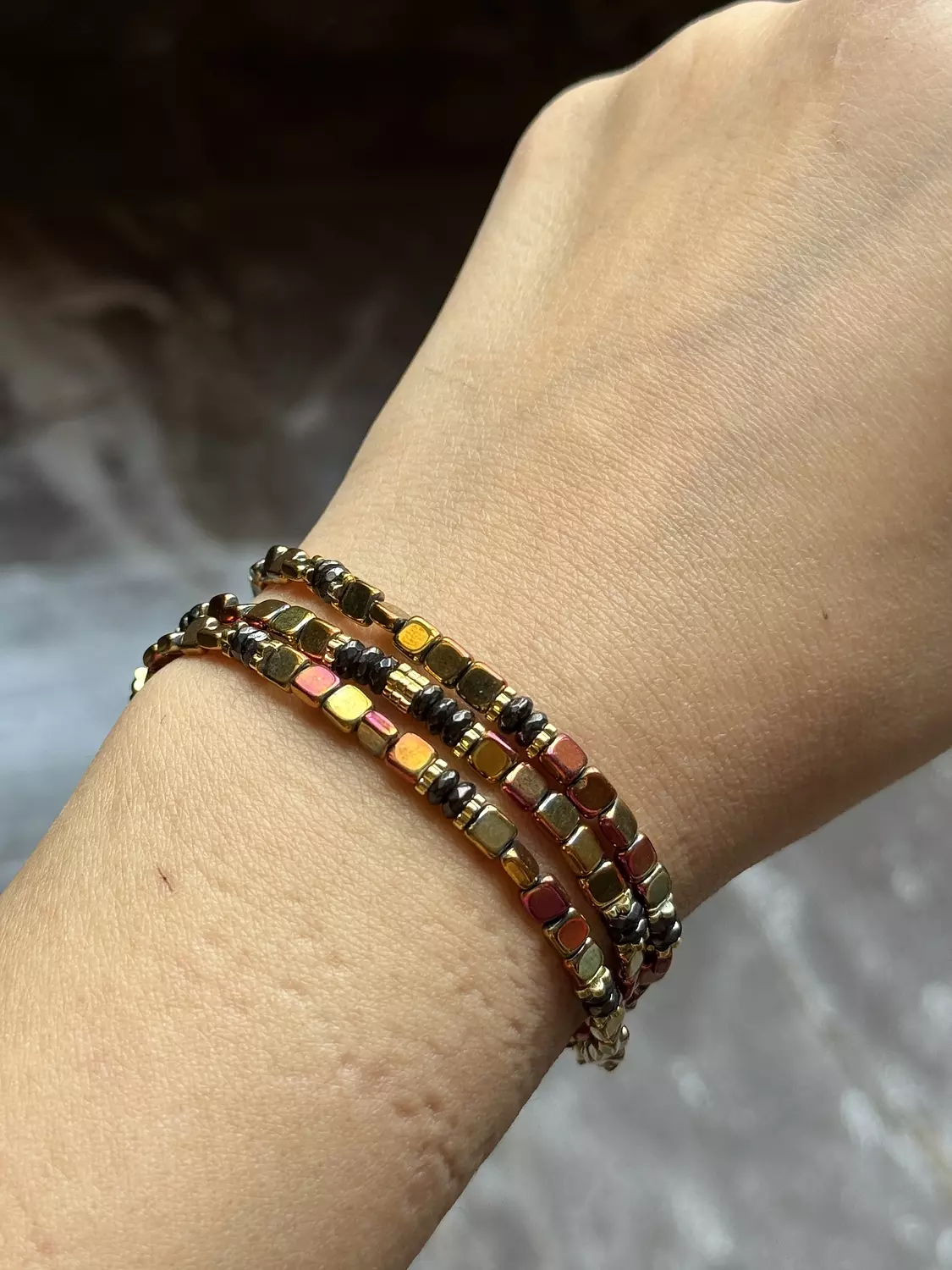 Hematite Necklace " Without Letter  " ( Stock ) 6