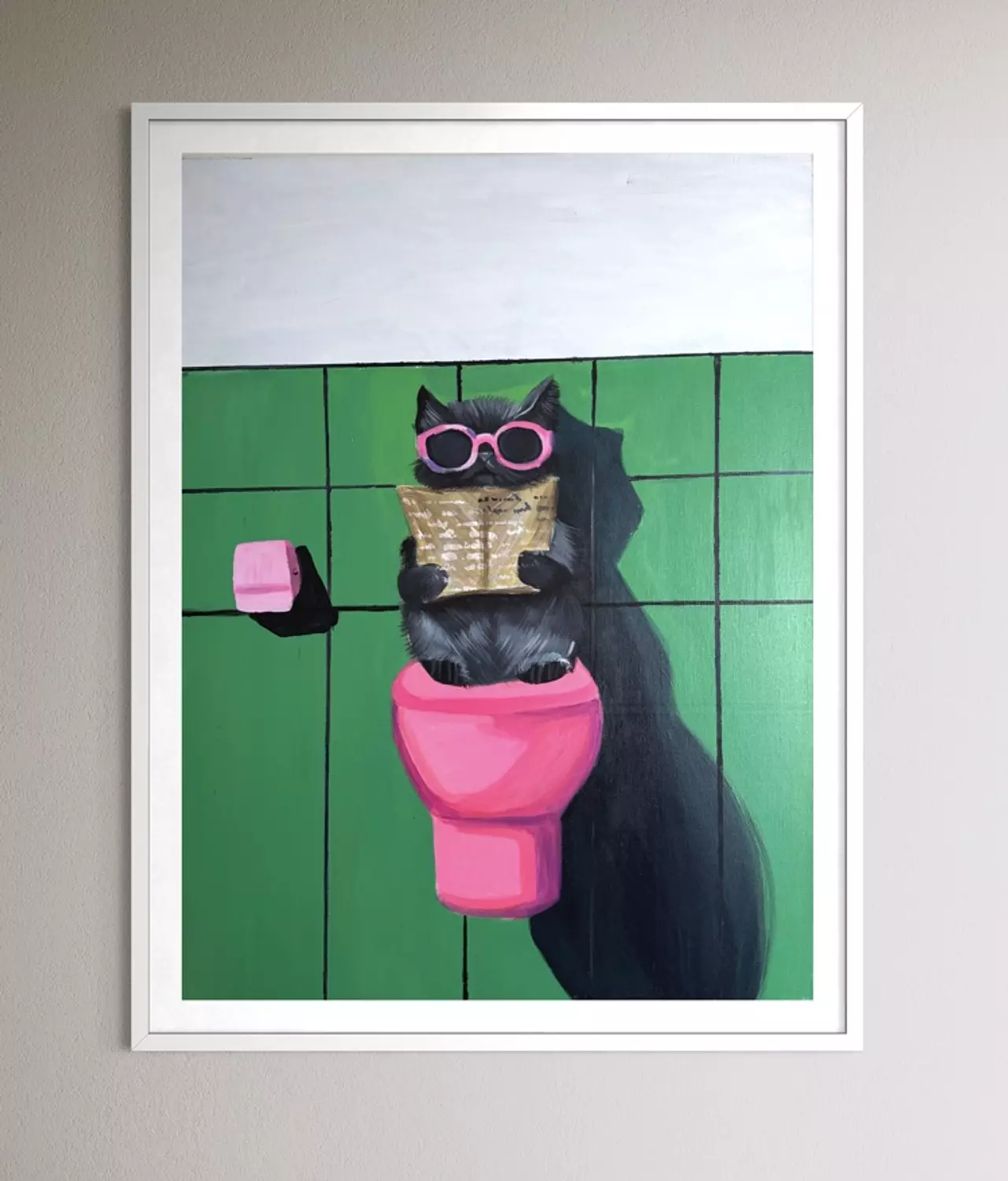 Funky cat image