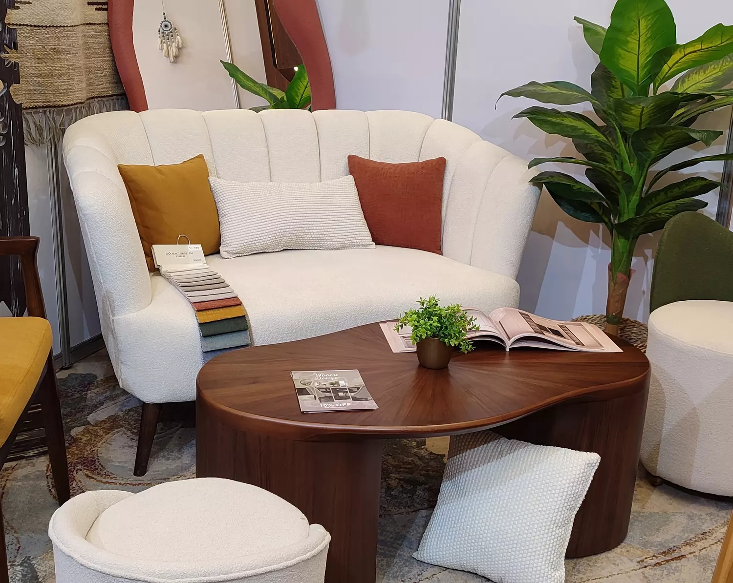 off white sofa image