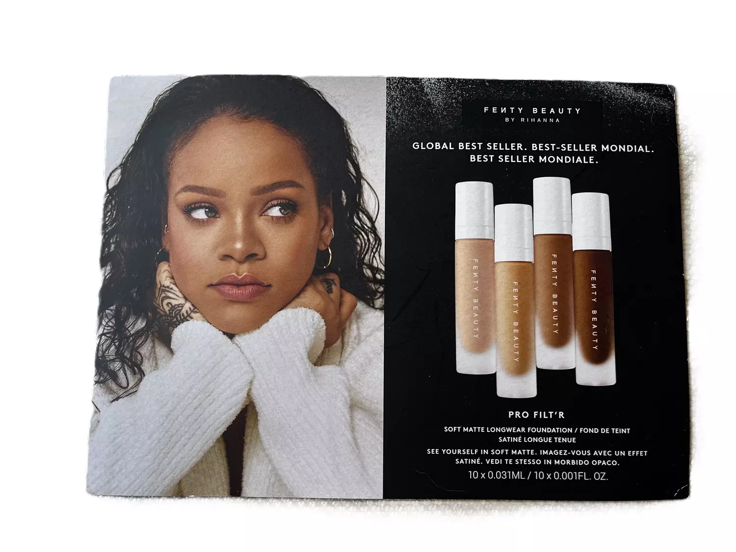 Fenty beauty Foundation 0.031ml x10 image
