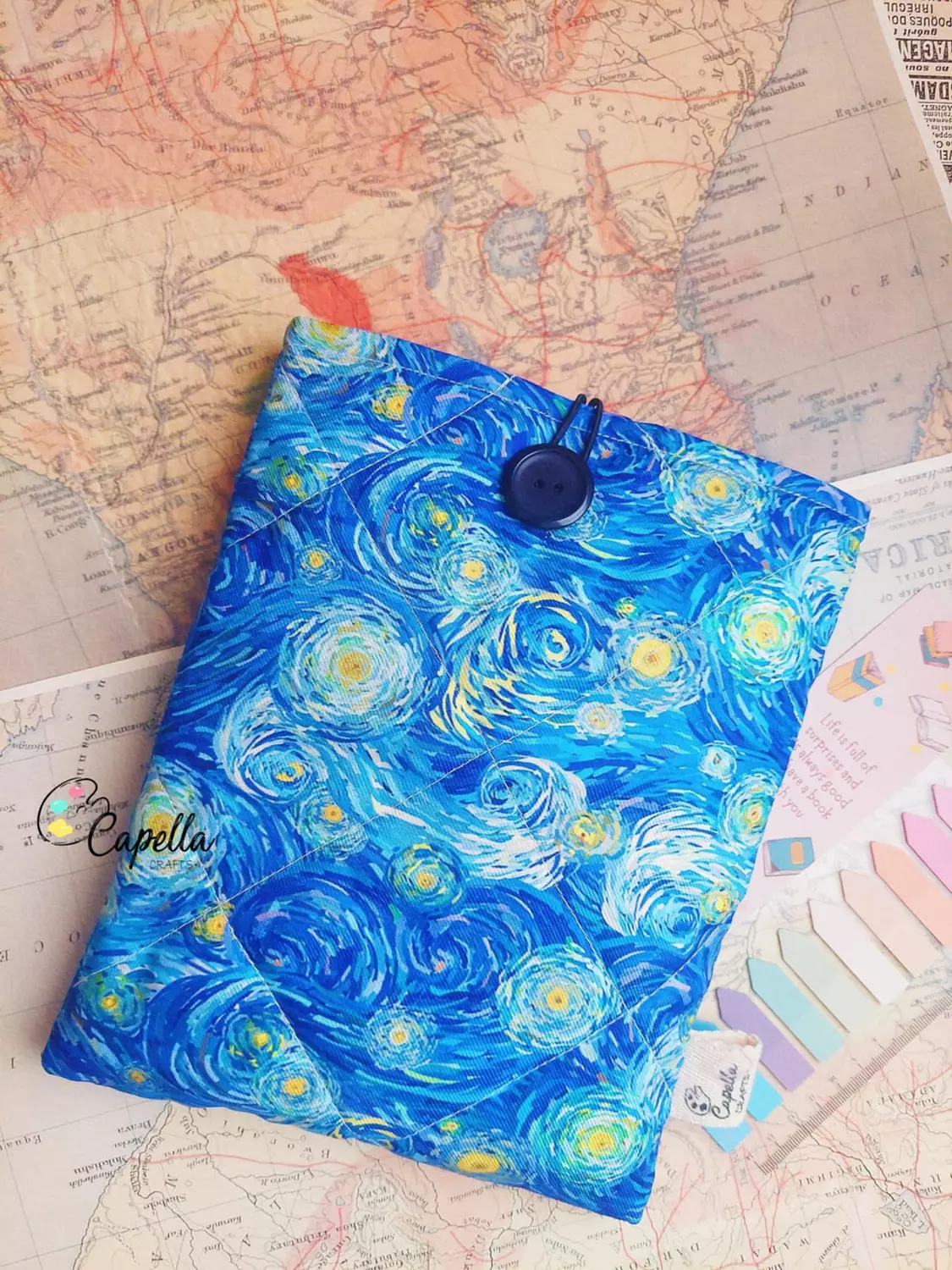 Starry night book sleeve image