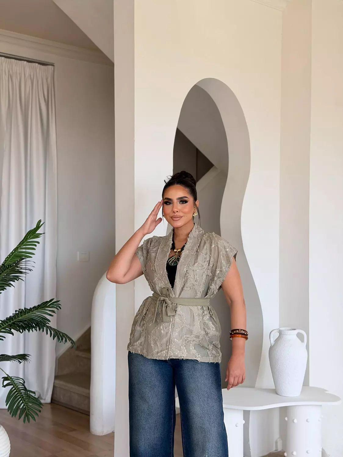 Solenne Belted Vest 8