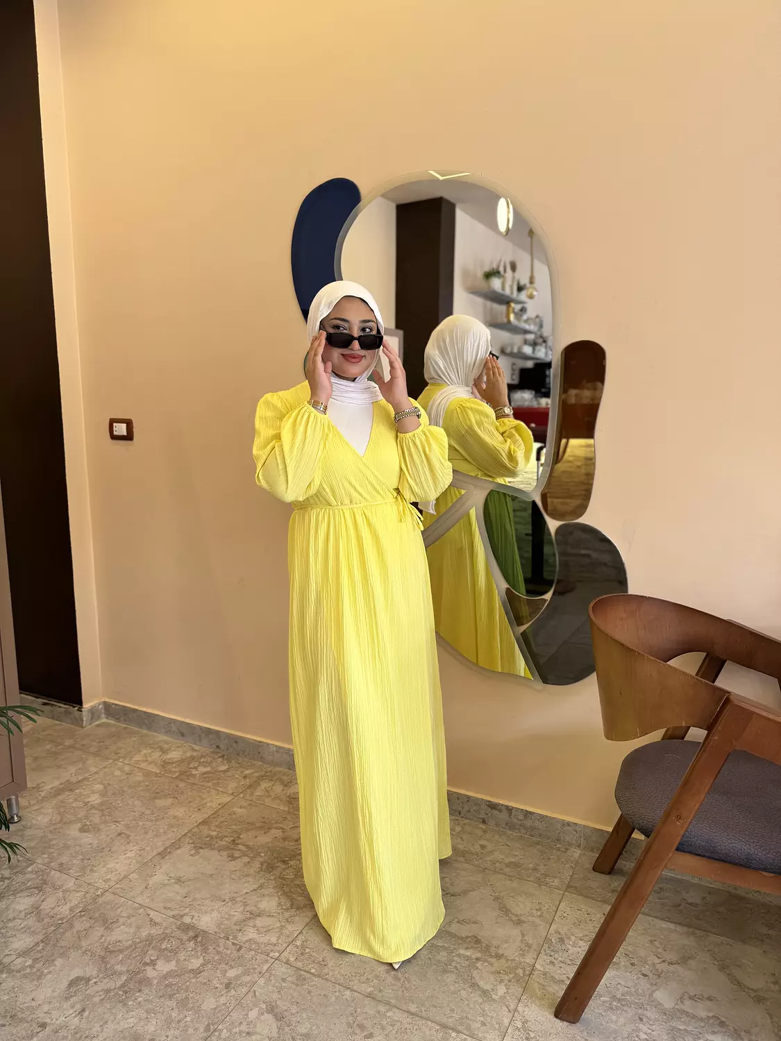 Yellow – Sunny Tie Dress 2