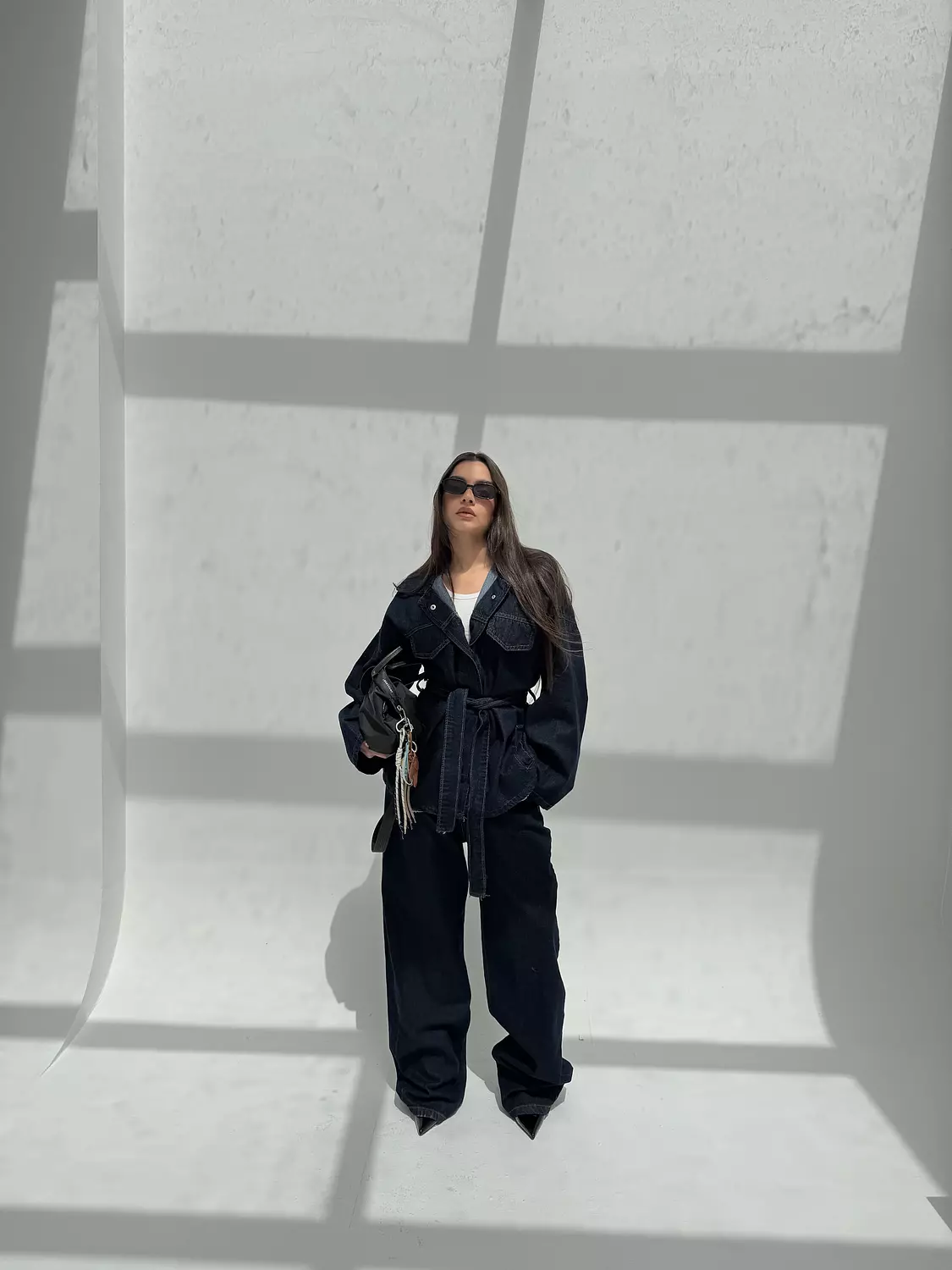 Denim Tie-Waist Set 3