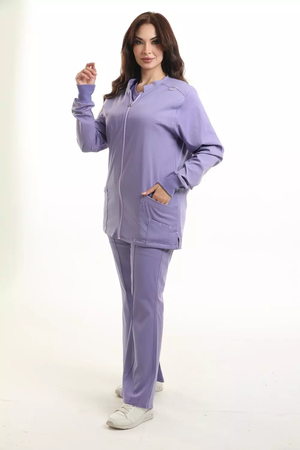 Violet New Flexi Lab Coat 3