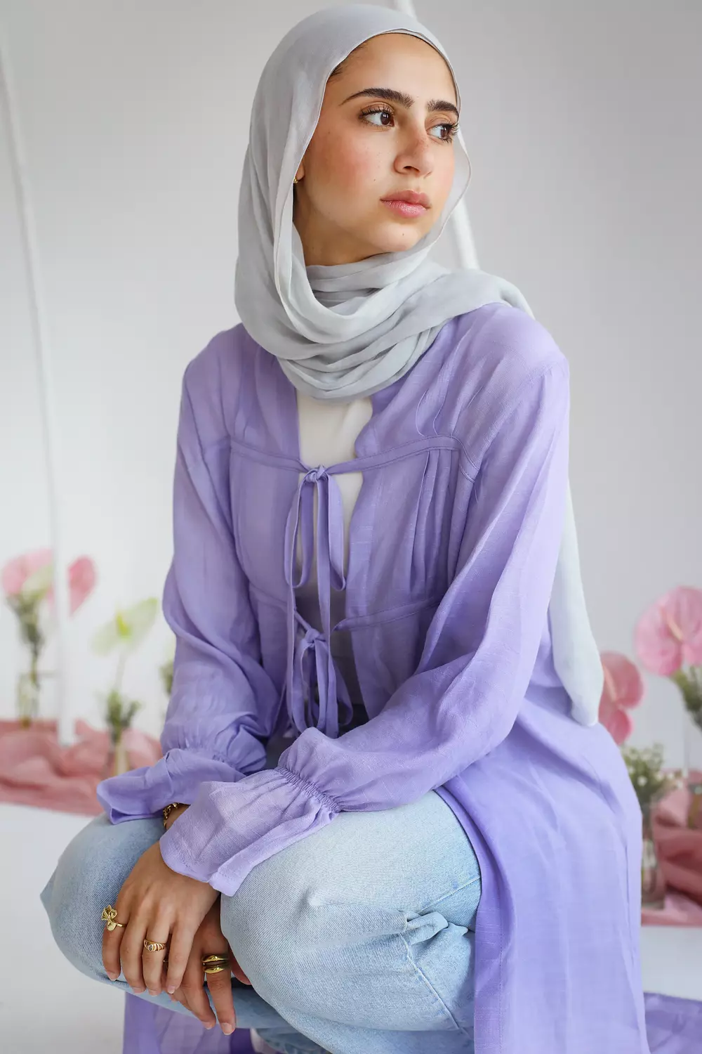 Summer Daylight Kimono in Purple 1