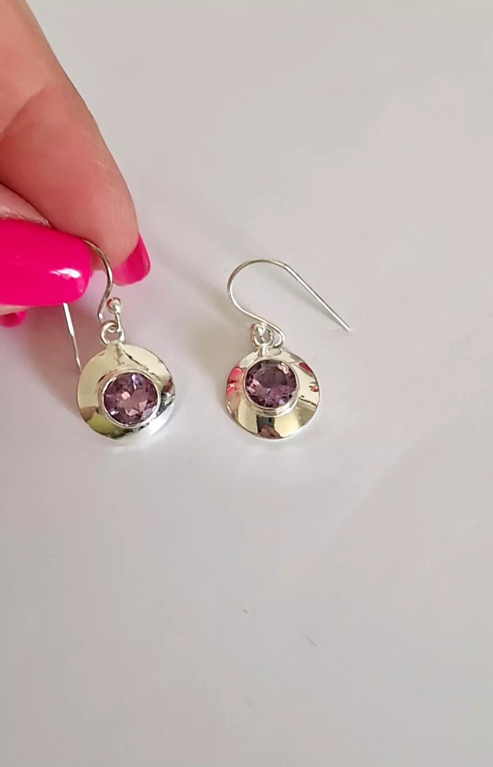 Amethyst earrings 1