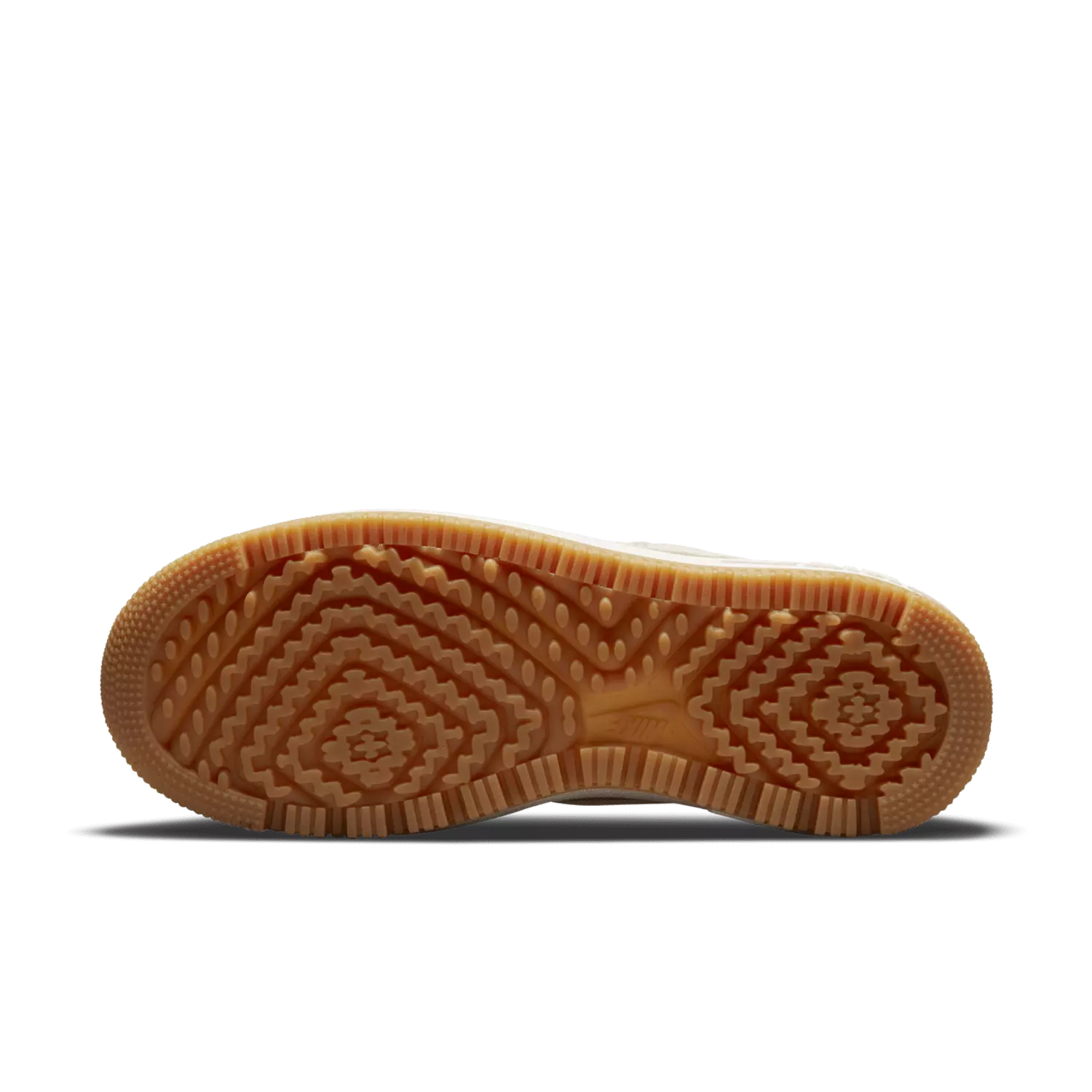 NIKE AIR FORCE 1 LUXE Pearl White/ Pale Ivory-Pecan-Gum Yellow 5