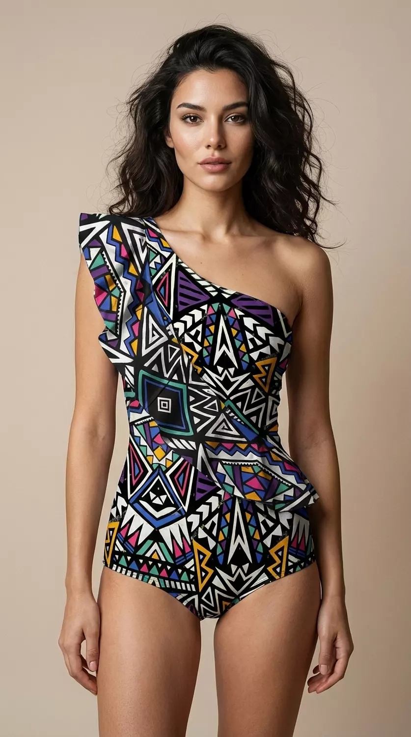 Tribal Cross Ruffle image