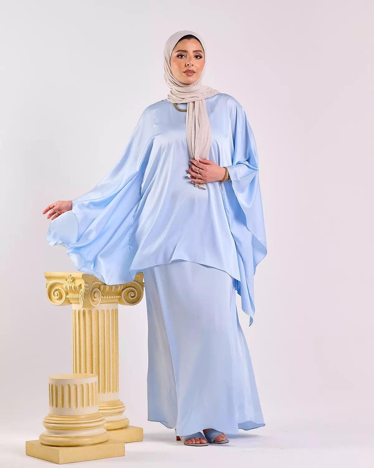Soiree Suit in Baby Blue 4