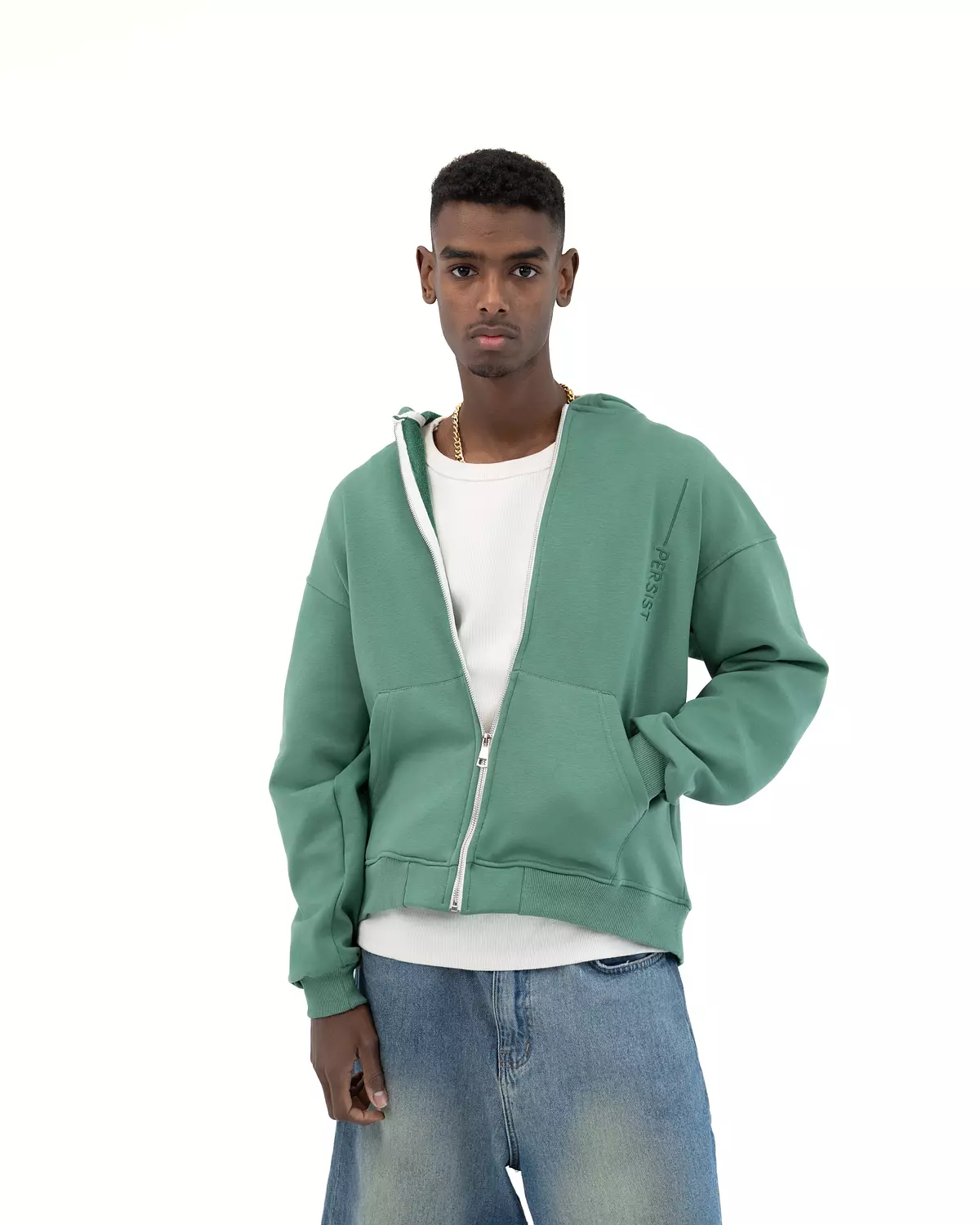 Persist ZIP UP Sweatshirt _ Olive 8