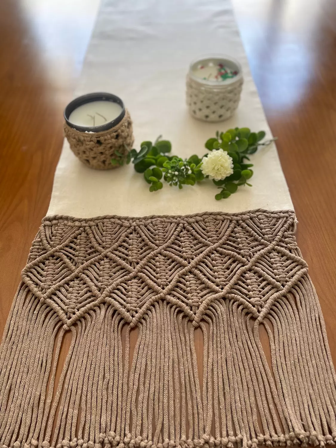 Cotton Macrame Spike Runner  4