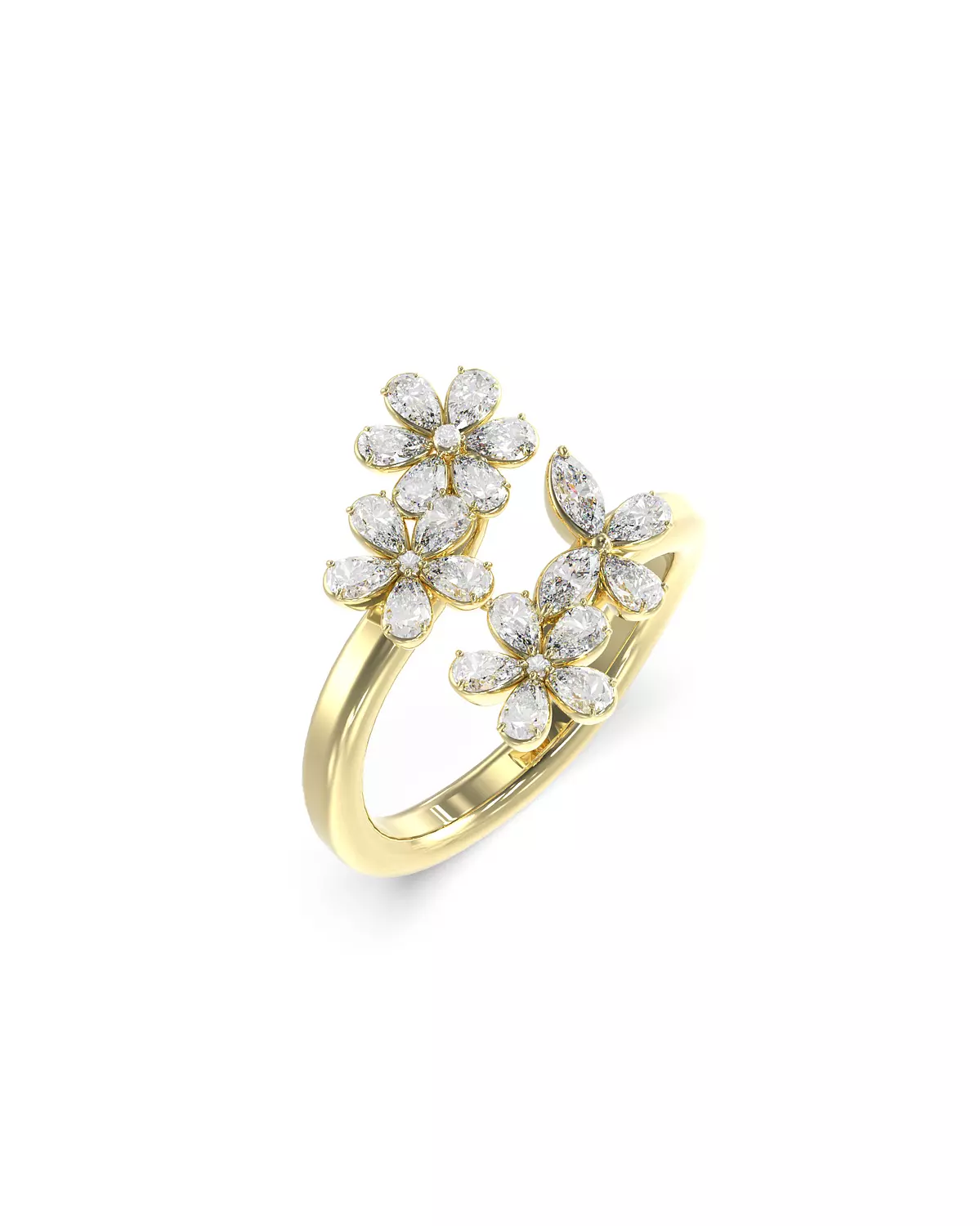 Guess Jewelry JUBR05104JWYG54 Ring For Ladies Gold Plated image