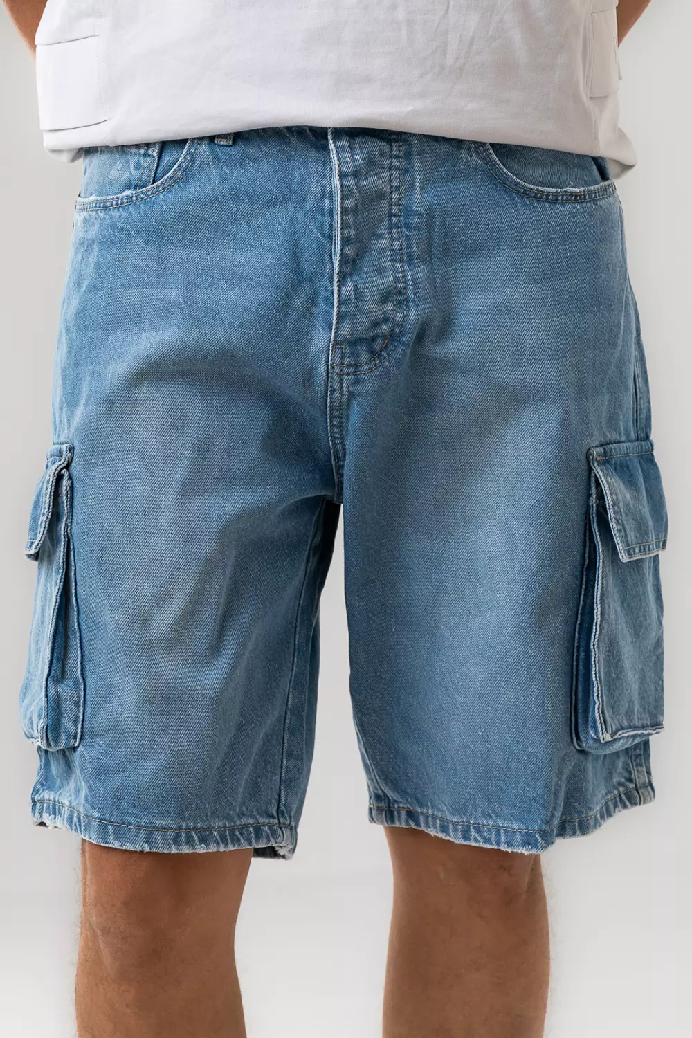 Cargo Denim Jeans Short 7