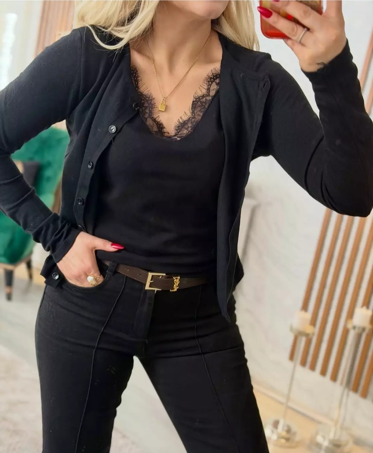 Lace top with jacket attached 3