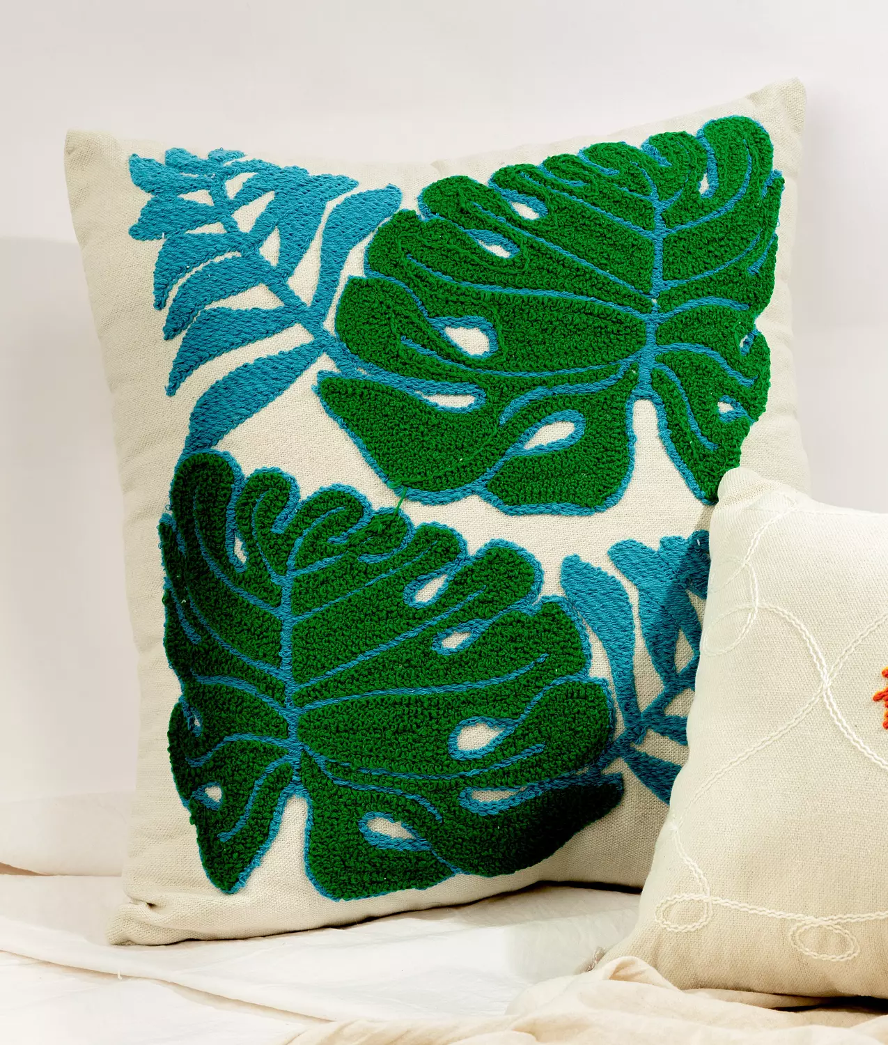Green Leaves Cushion image