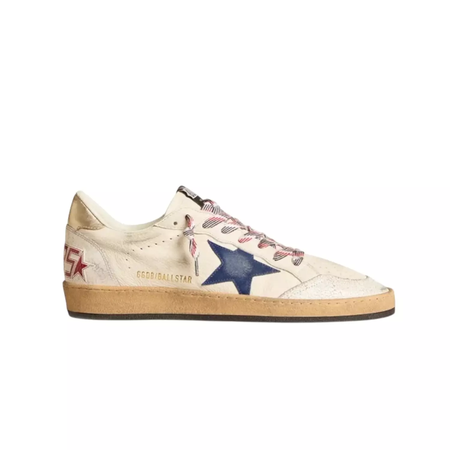 Golden Goose Ball-Star in nappa leather with blue image