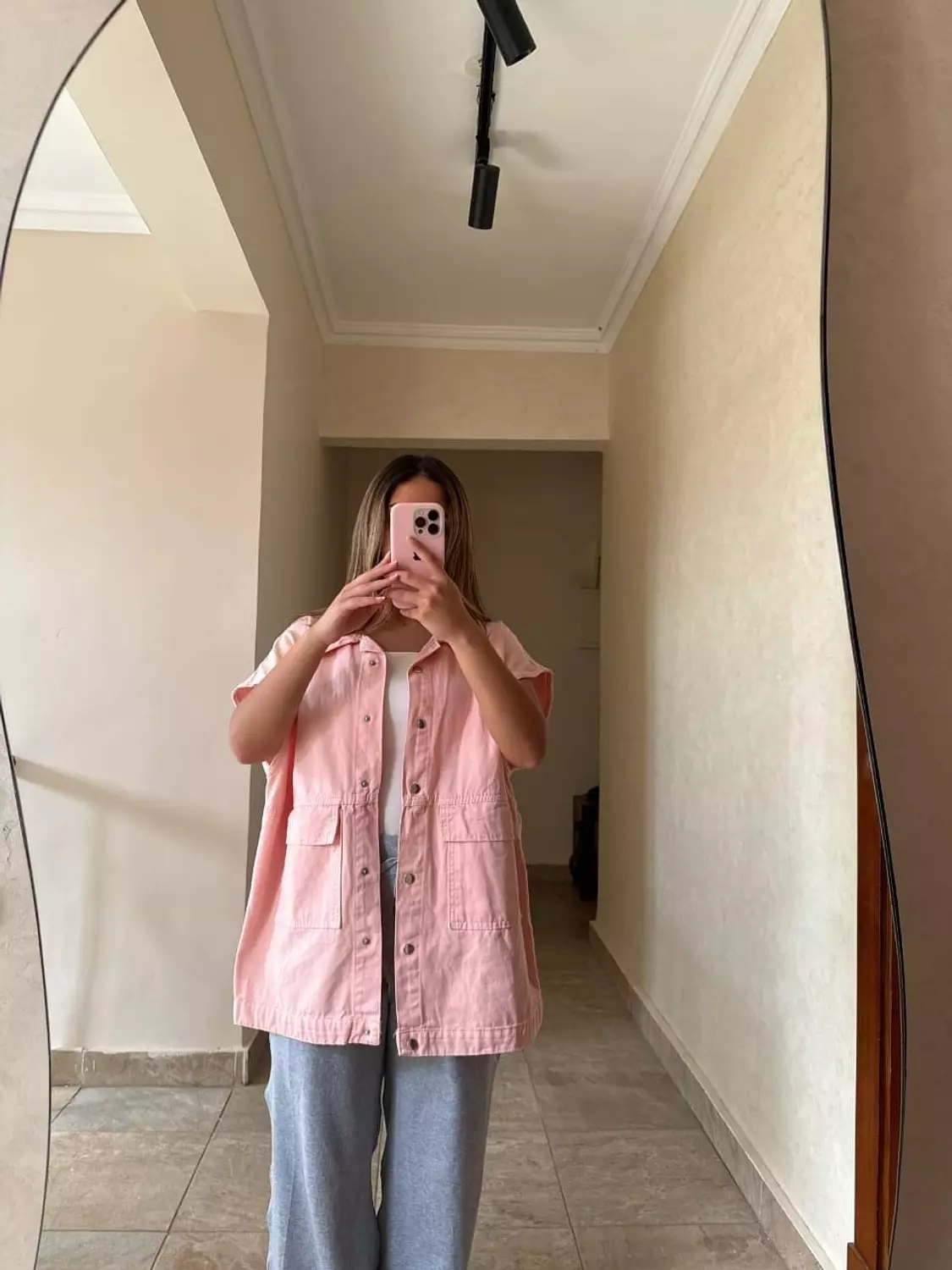 Long Gabardine Vest 9