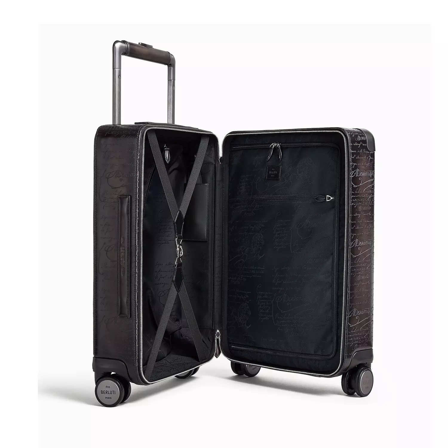 Berluti Formula 1005 Scritto Venezia Leather Suitcase is a luxury travel bag 4