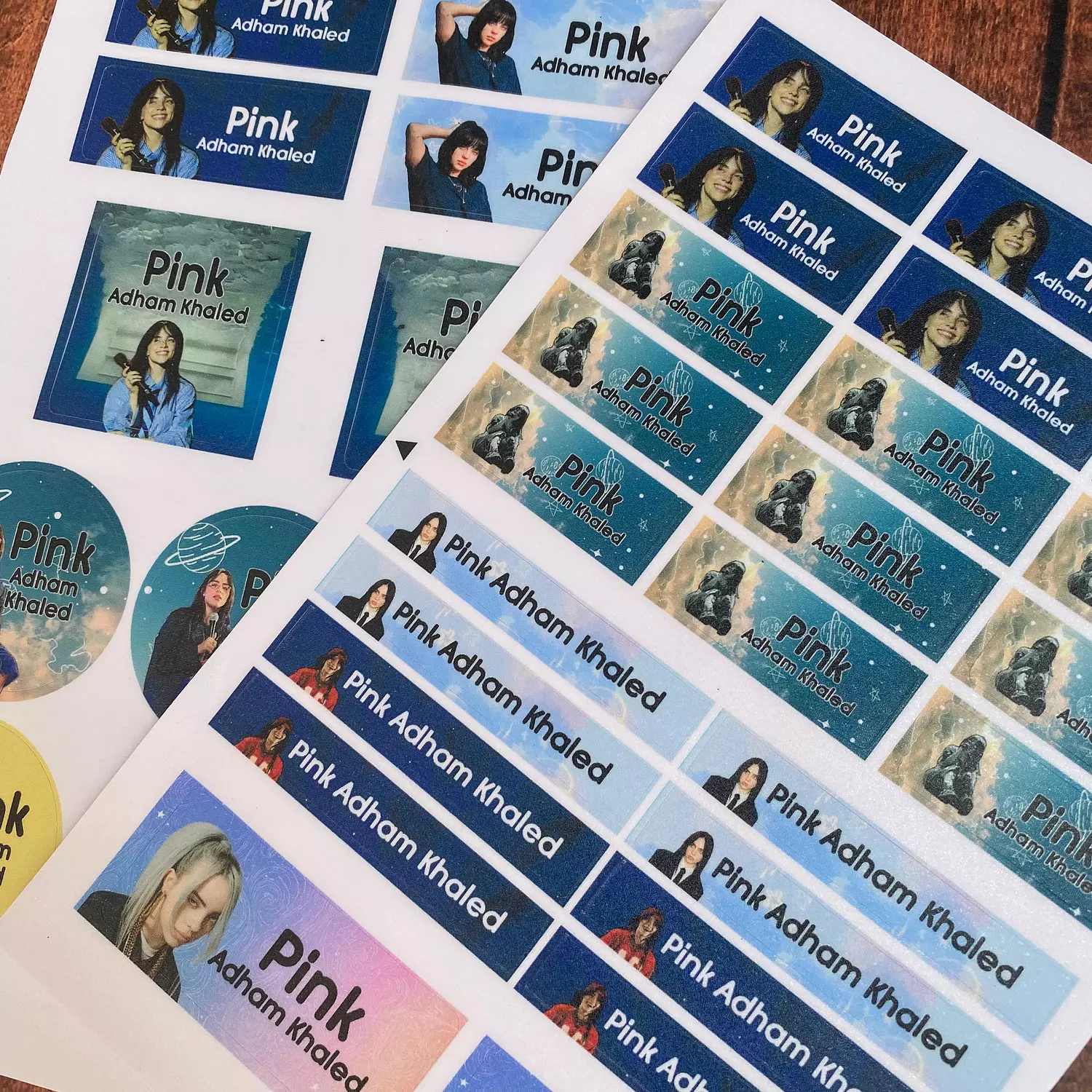 Billie Eilish School Labels   2