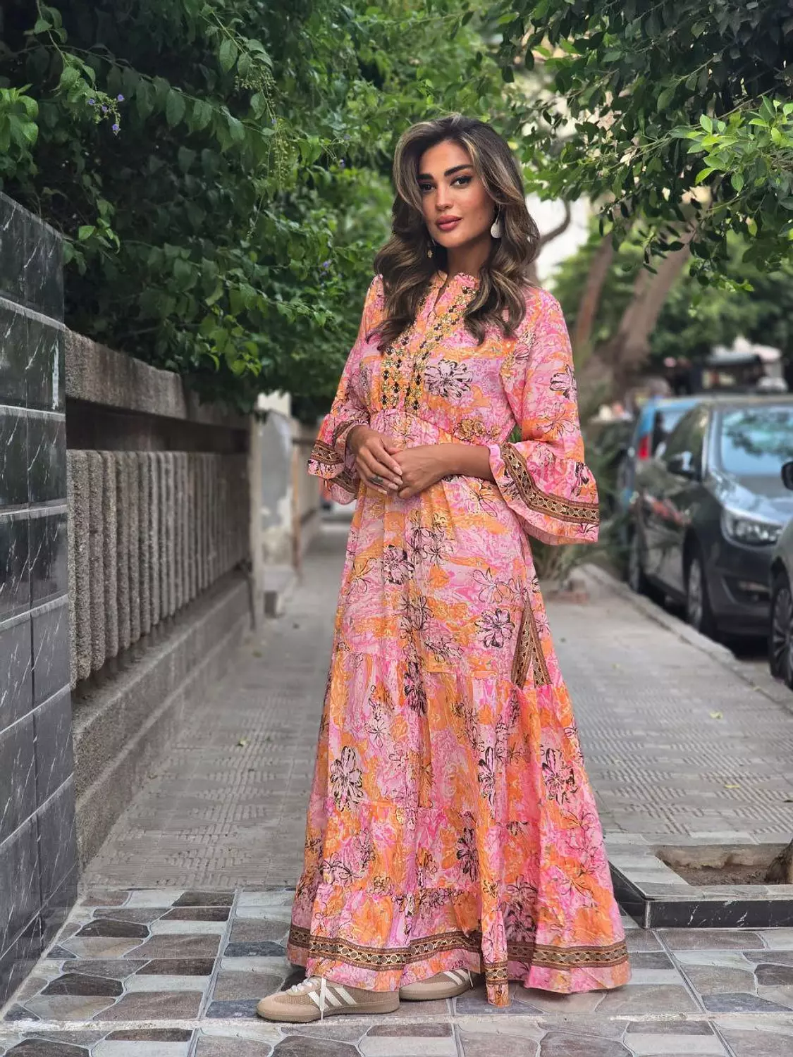 Orange Boho Dress 4