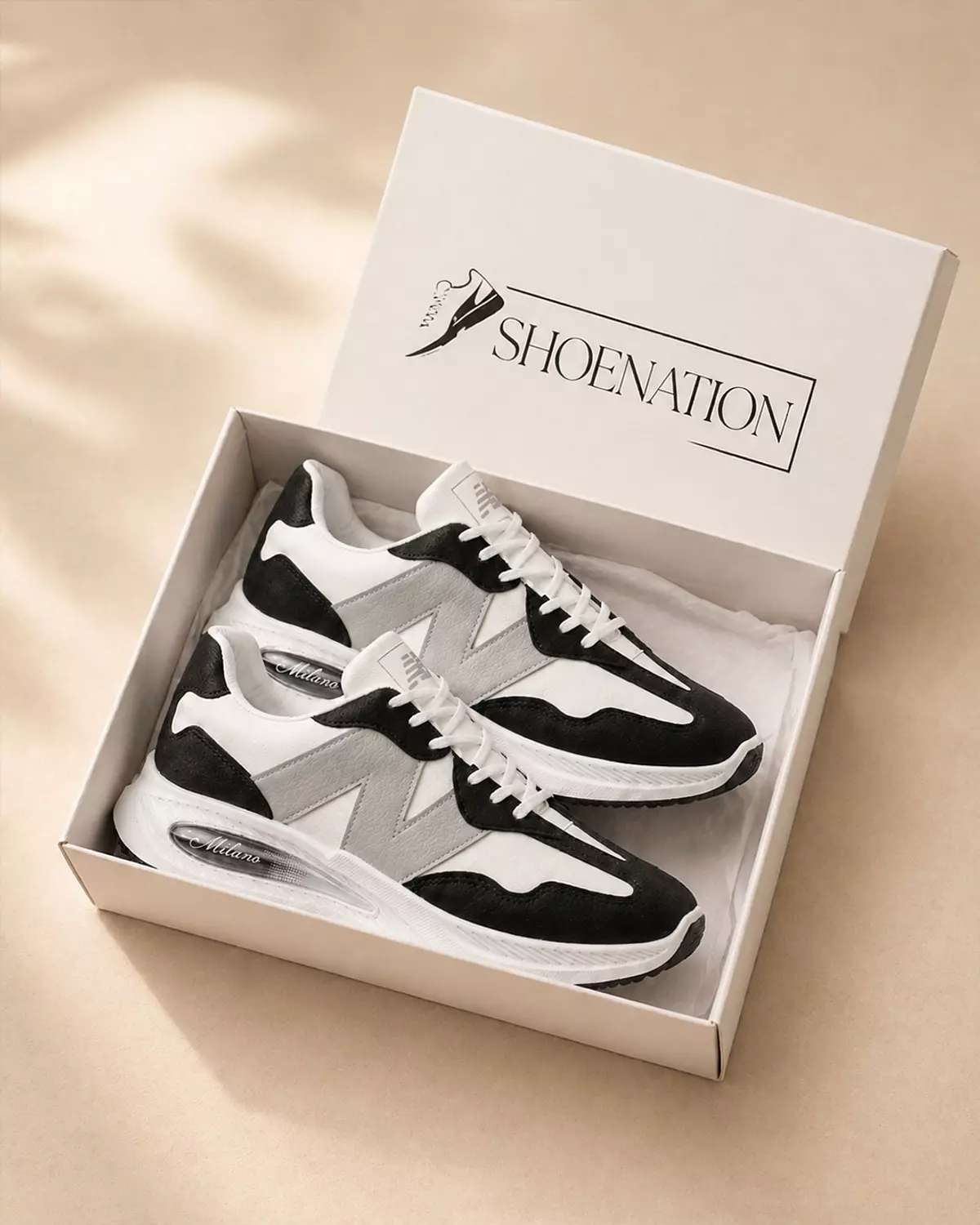 Men’s New Balance Shoes -Black ,Gray & White  5
