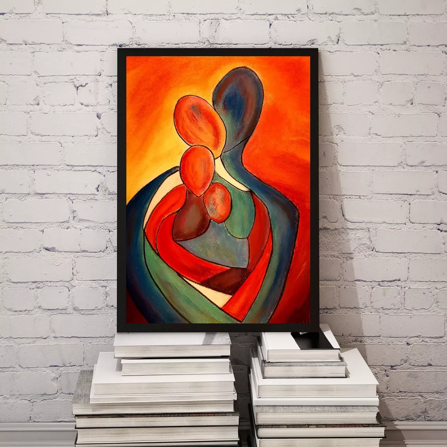 Embrace in Flame Frame image