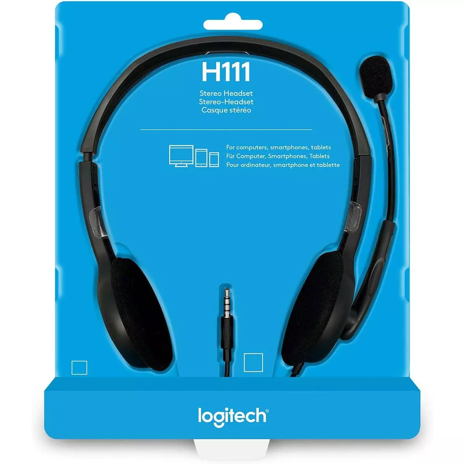 H111 Stereo Headset – Clear Sound & Ultimate Comfort – Compatible with PC, Smartphones & Tablets 8