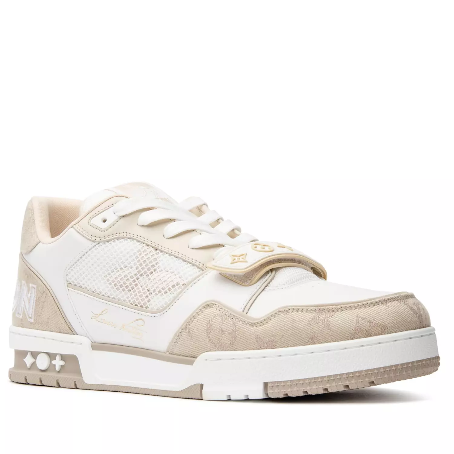 Louis Vuitton Trainer Sneaker 'Beige' 2