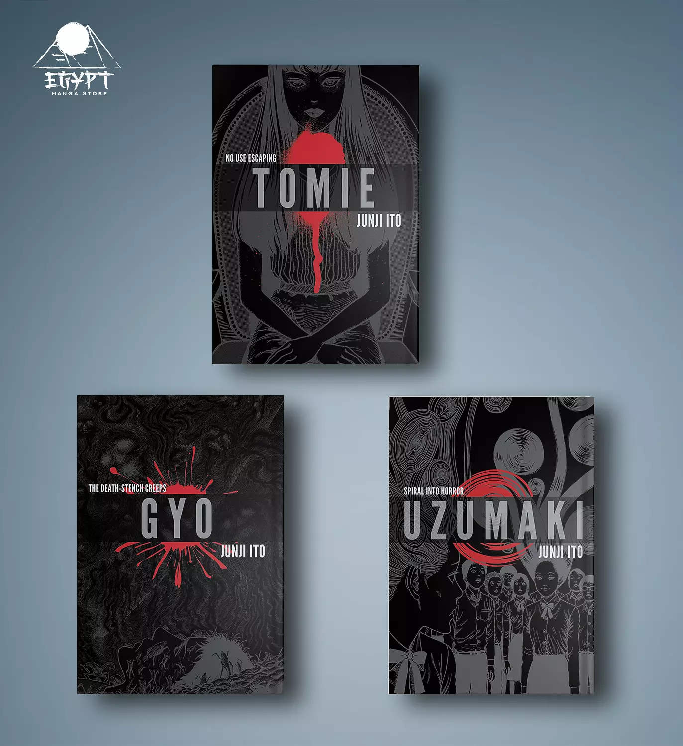 junji ito (full set 3 volumes)