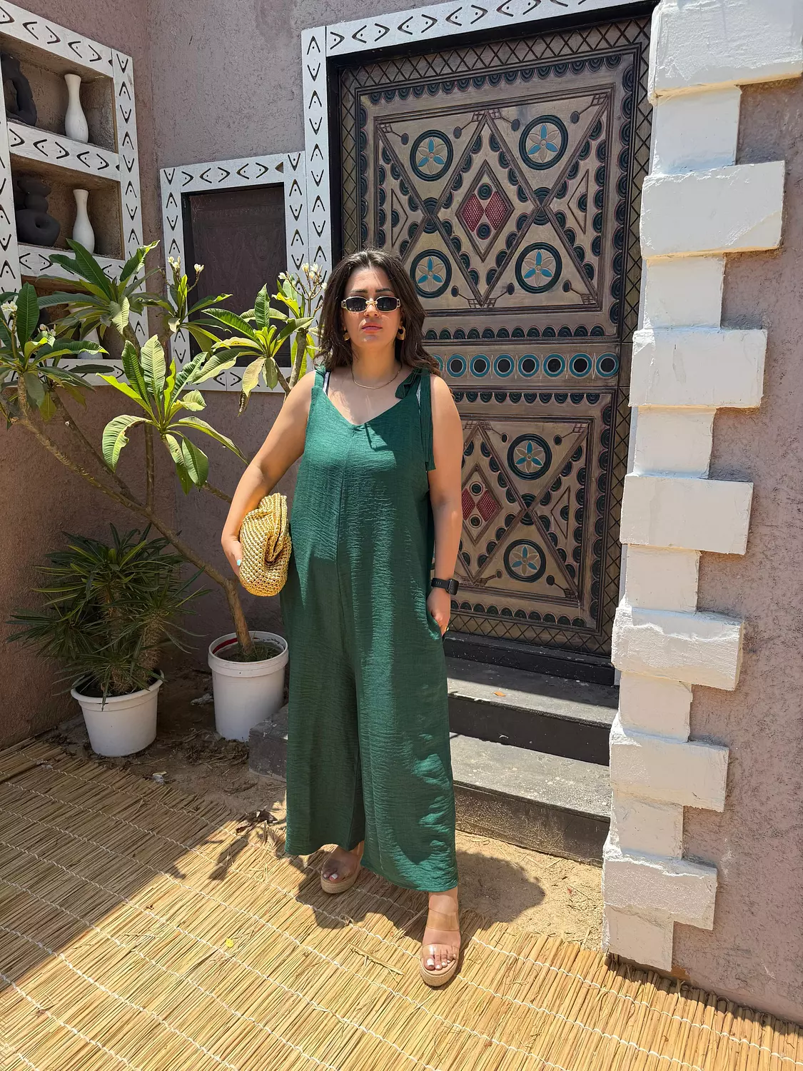 over size linen jumpsuit  9