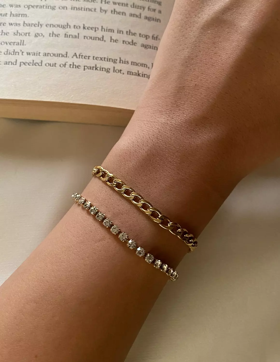 White Tennis Bracelet 1