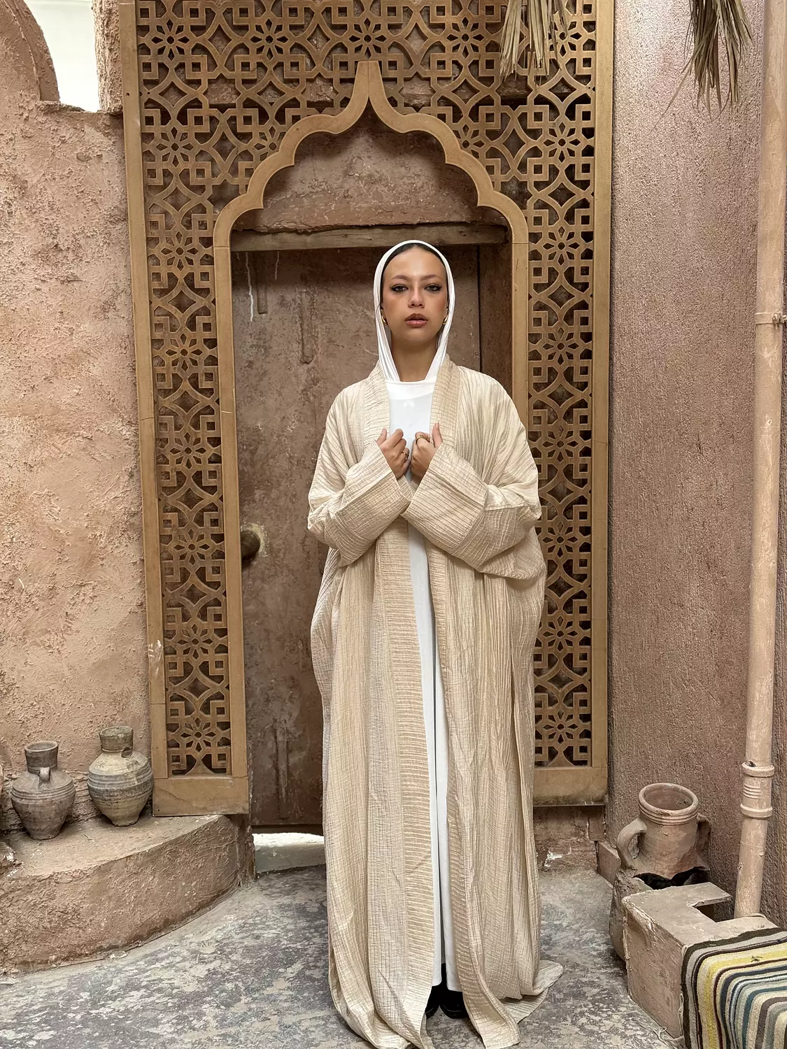 Corchet Plain Kaftan 1