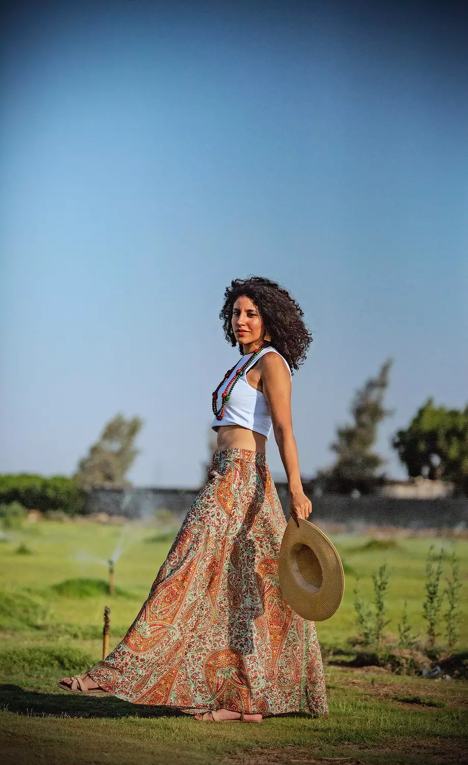 Boho Long Skirt hover image