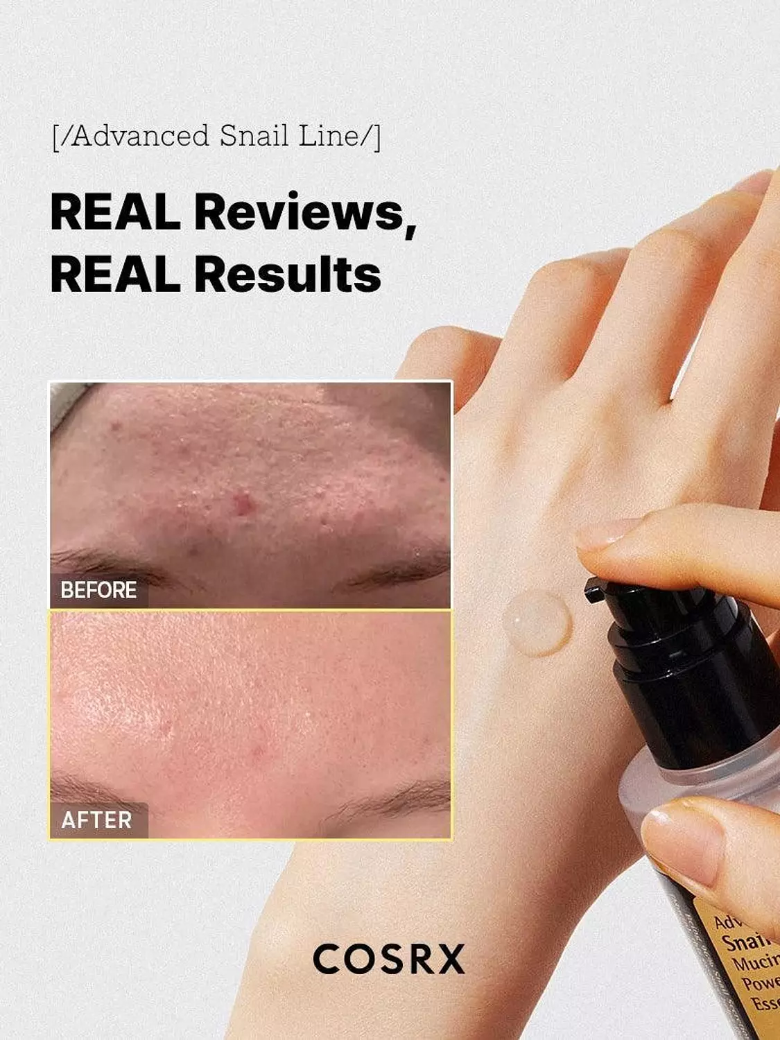 Cosrx Enriched with 96% skin-boosting ingredient snail secretion filtrate  4