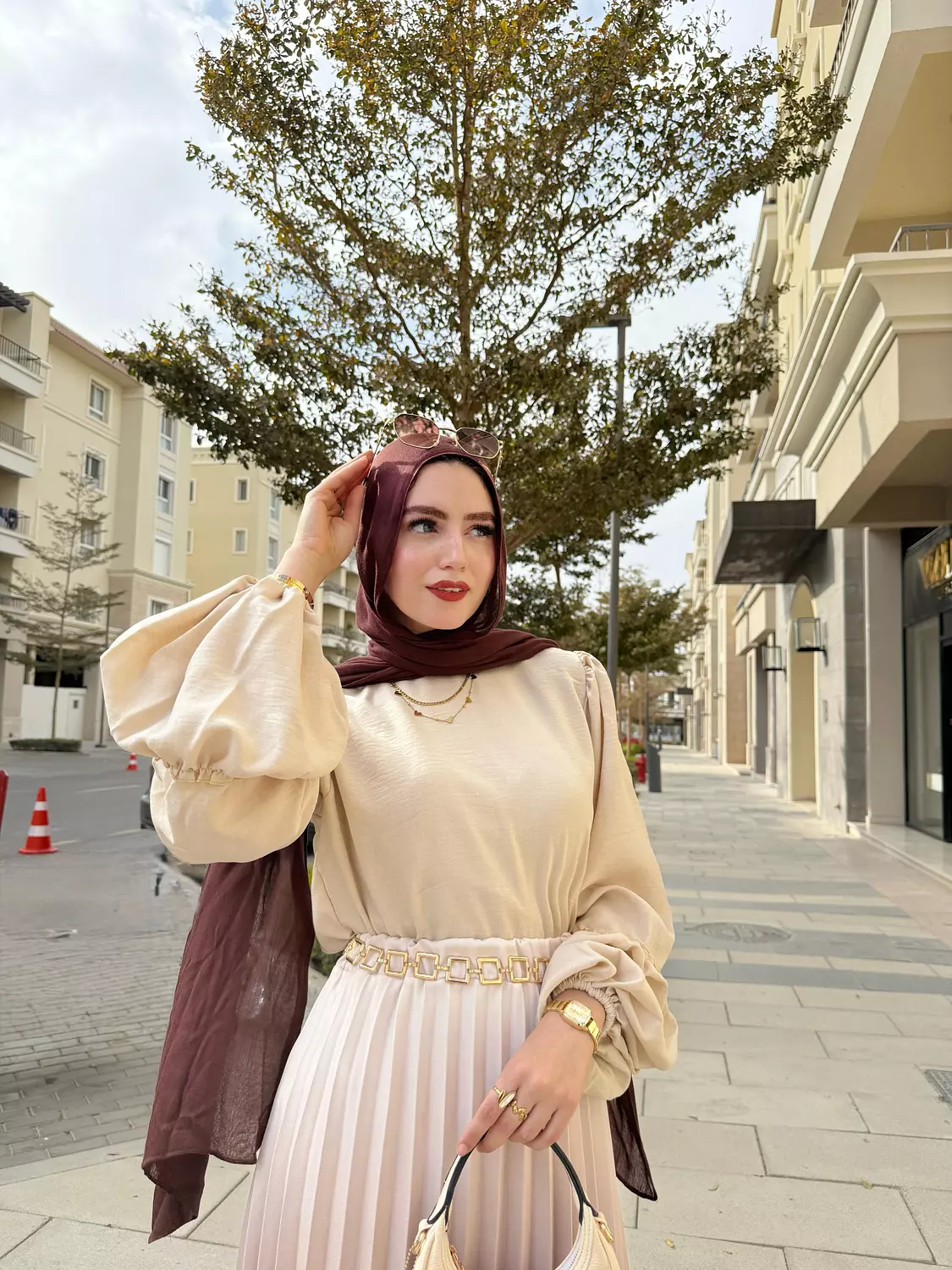 Blouse Gradient rosee set image