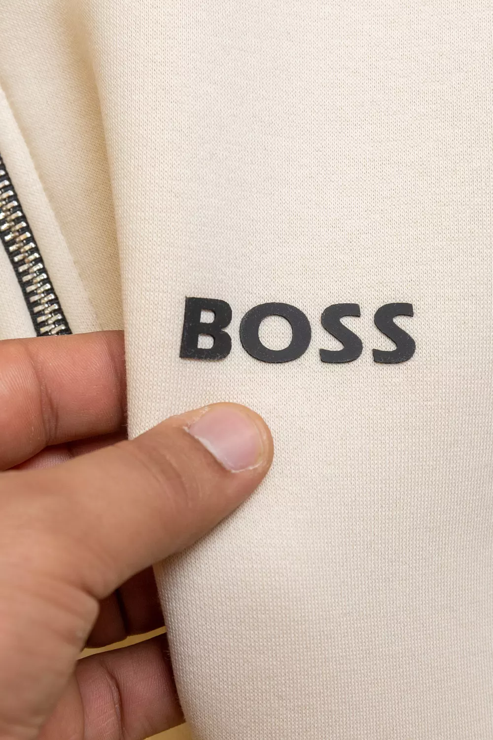 HUGO BOSS QUARTER ZIPPER HOODIE / 1551 4