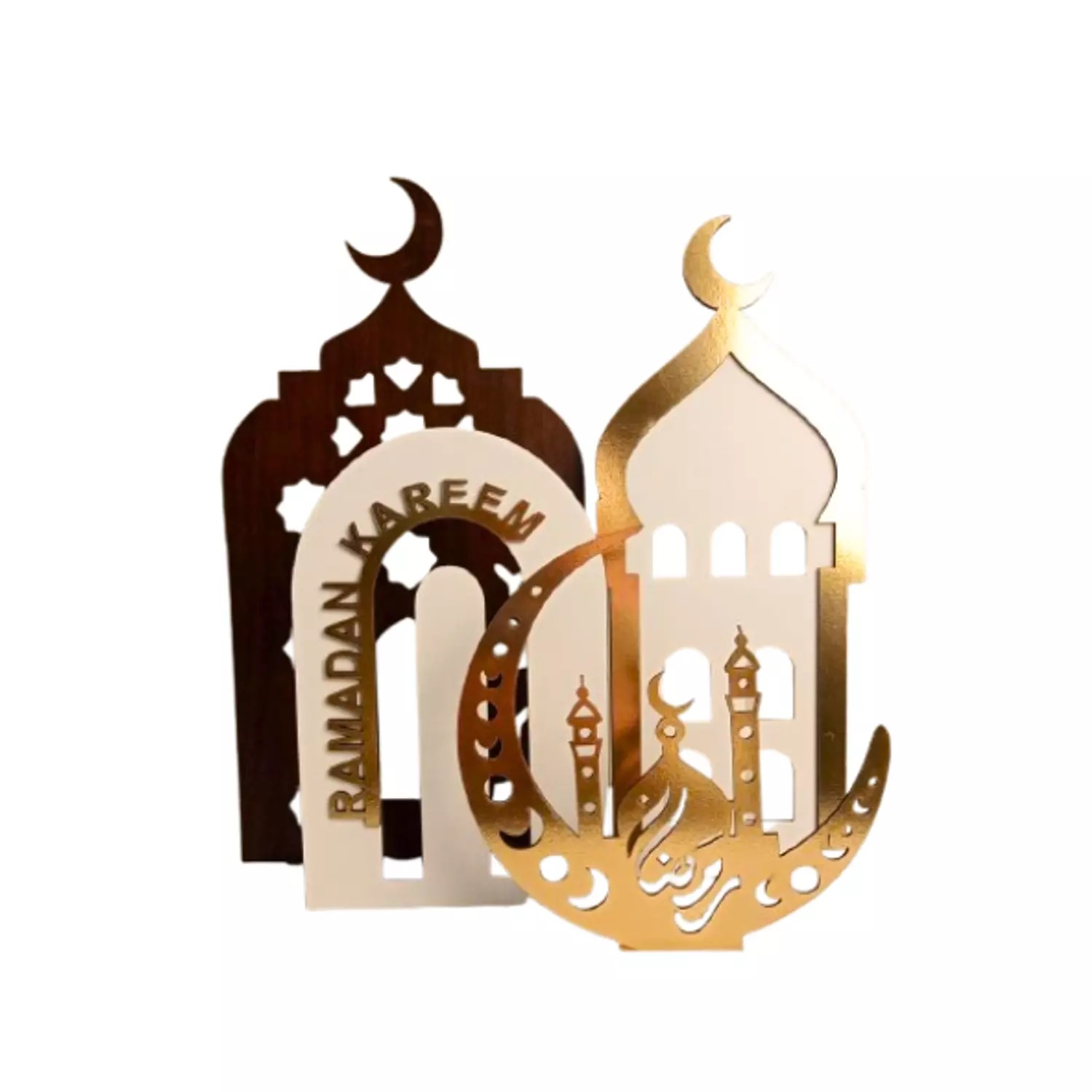 Ramadan White & Gold Table Decoration image