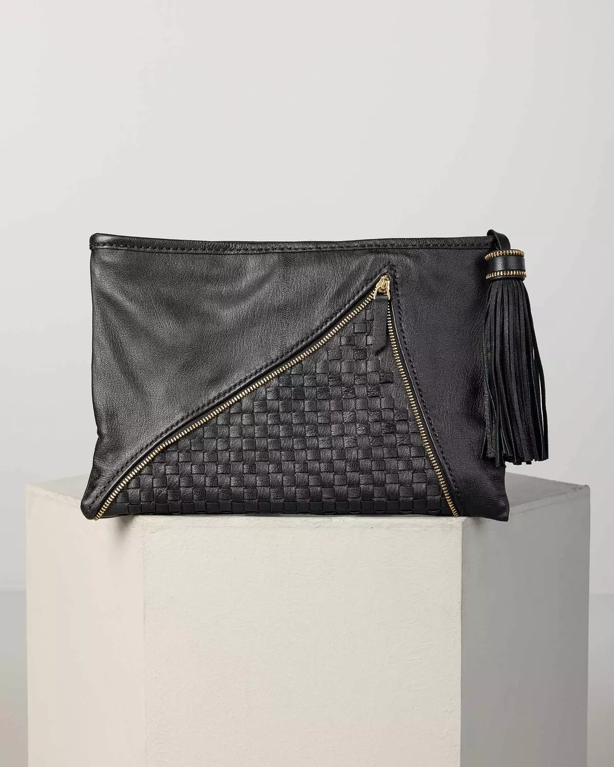The Woven Zippered Clutch 4