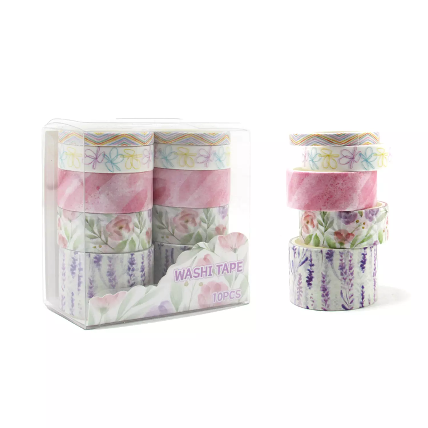 10 pieces washi tape packet 10